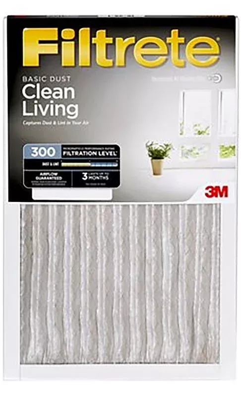 Filtrete 303-4 Air Filter, 25 in L, 20 in W, 5 MERV, 300 MPR, For: Air