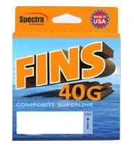 FINS 40G Braided Fishing Line 85lb 1500yd Blue