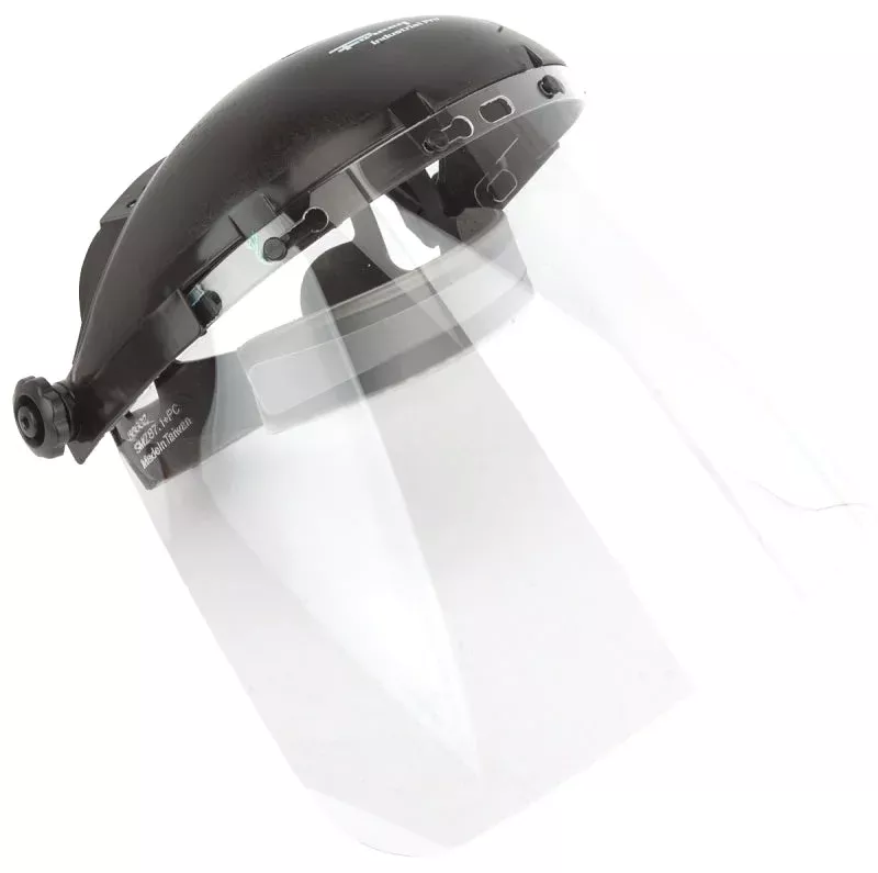 Forney 58605 Face Shield, Polyethylene Visor, Clear Visor, Ratchet Hea
