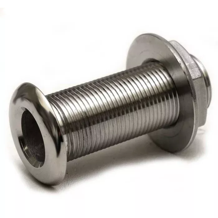 Fountain Boat Thru Hull Fitting 13698 | 1 Inch Stainless Steel