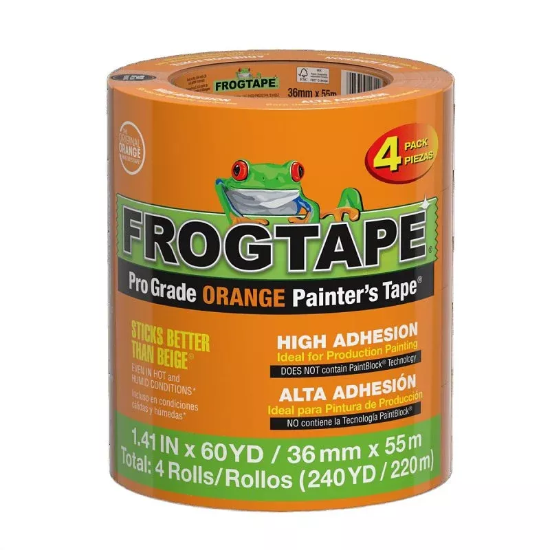 FrogTape Pro Grade CP 199 Series 105573 Painter’s Tape, 60 yd L, 1.41