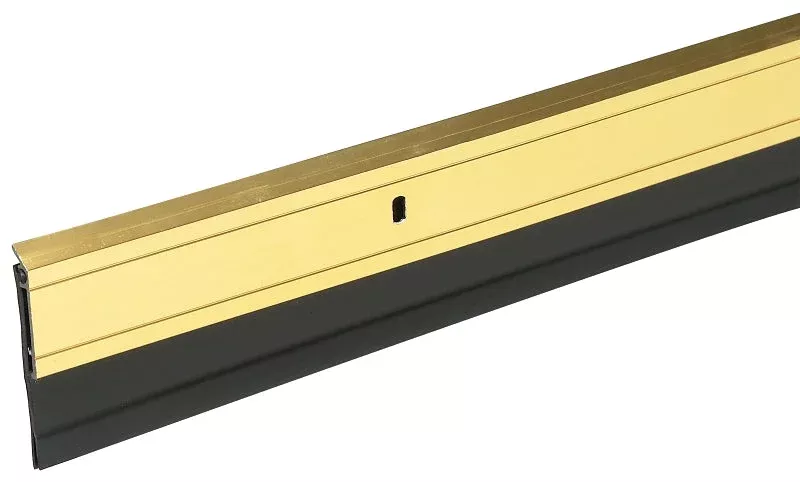Frost King A62/36GAH Door Sweep, 36 in L, 2 in W, Aluminum Flange, Vin