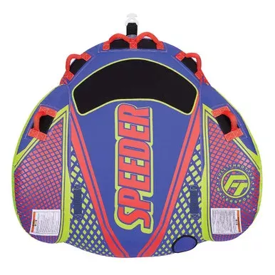 Full Throttle Speeder Towable Tube – 2 Rider – Blue