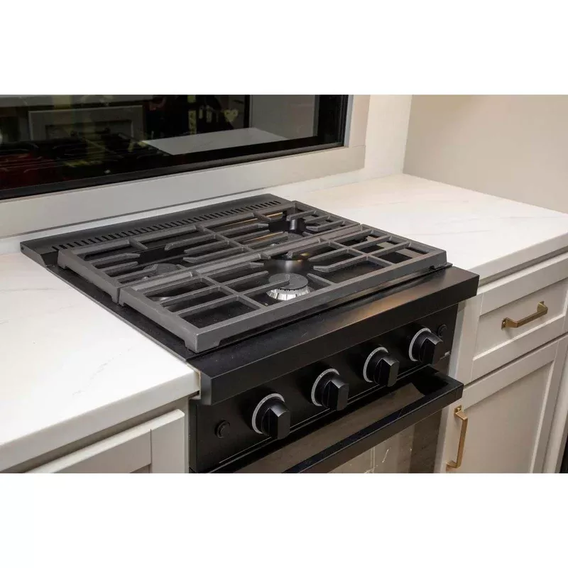 Furrion Chef Collection 24″ RV 3-Burner Gas Range Black #FGR24D3A1A-BL