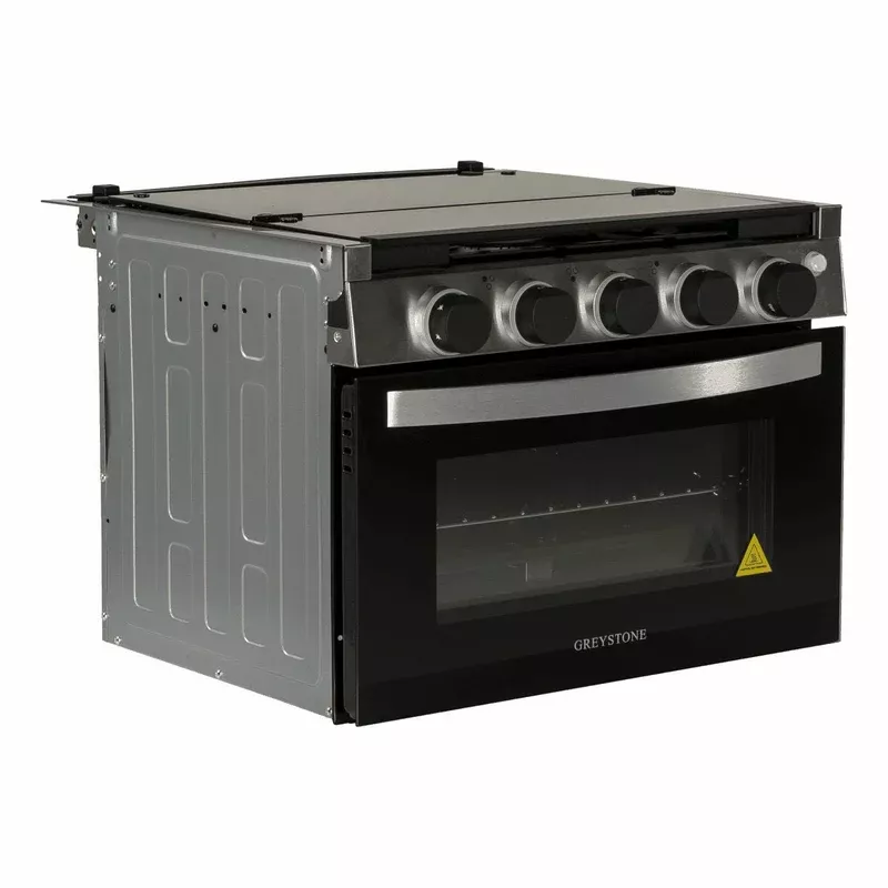 Furrion Greystone 17″ Propane RV Range (Black/Stainless Steel) (CF-RV17B)