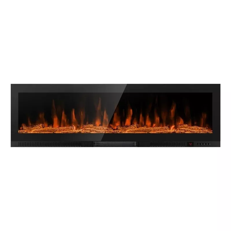 Furrion Greystone 60″ Built-In Electric RV Fireplace (Wood Base) (GF60SW15A-BL)
