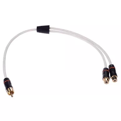Fusion Performance RCA Cable Splitter – 1 Male to 2 Female – .9'