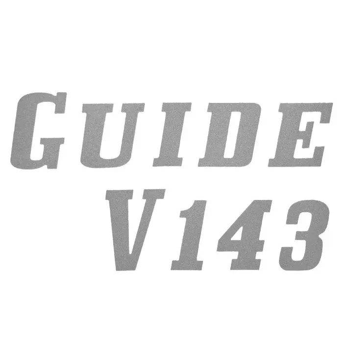 G3 Boat Emblem Decal Sticker | Guide V143 Silver