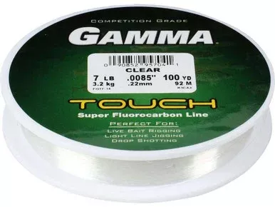 Gamma Touch – 100% Super Fluorocarbon Line – 4lb – 100yd