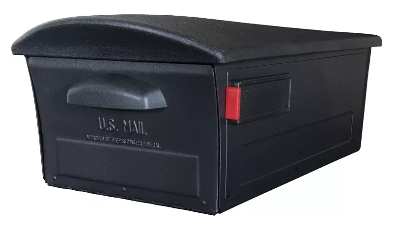 Gibraltar Mailboxes RSKB0000 Rural Mailbox, 1450 cu-in, Plastic, 13 in