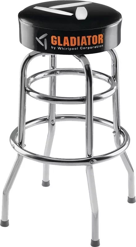 Gladiator GAAC30STJB Workbench Stool, 15 in OAW, 30 in OAH, 300 lb, Bl