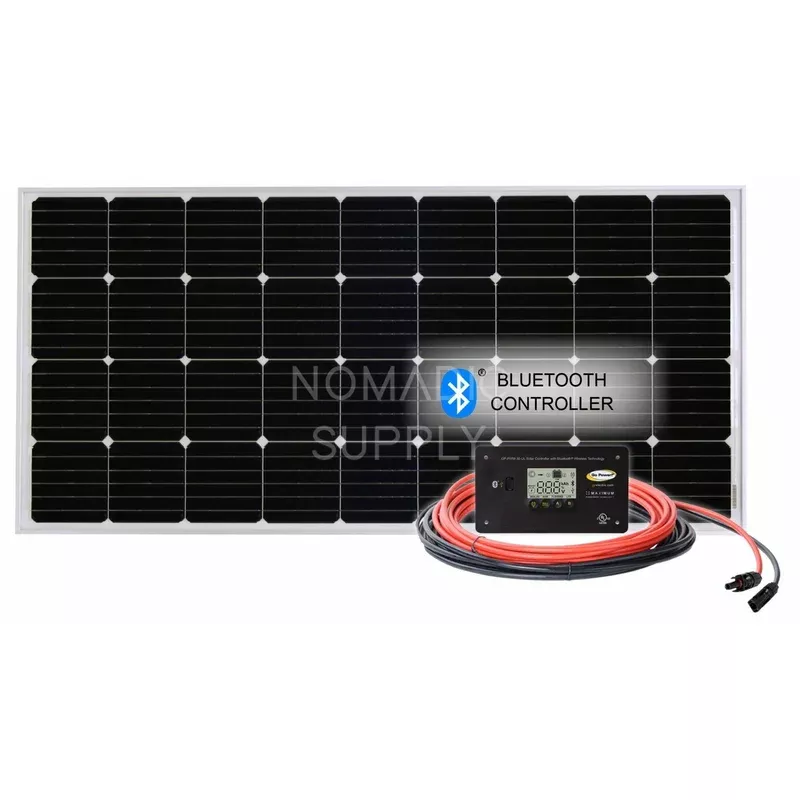 Go Power! Overlander Monocrystalline Solar Panel Charging Kit (200 Watts)