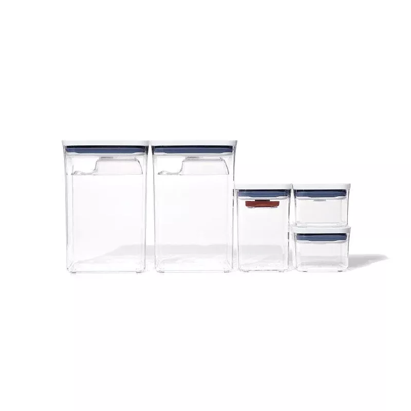 Good Grips POP Series 11236500 Food Storage Container Set, Plastic, Cl