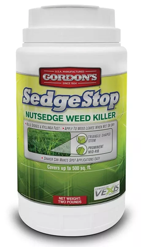 Gordon’s Sedge Stop 8423152 Nutsedge Weed Killer, Granular, 2 lb Shake