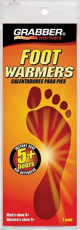 Grabber Warmers FWSMES Non-Toxic Foot Warmer, Specifications: 95 deg F