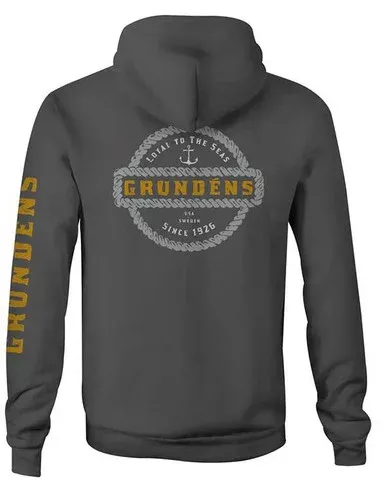 Grundens Rope Knot Hoodie – Iron Grey – 3X-Large