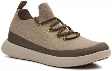 Grundens Sea Knit Boat Shoe – Stone – 14