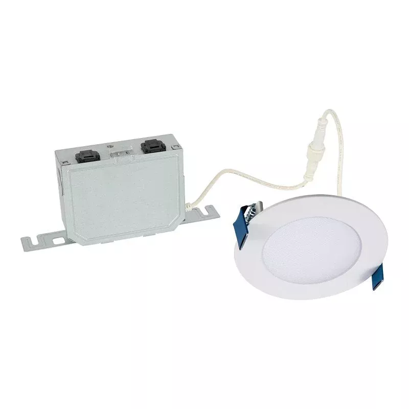 Halo HLB Series HLB4LSFS5 Canless LED Downlight, 10.65 W, 120 V, LED L