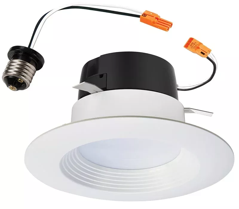 Halo LT460WH6930R Retrofit Baffle Kit, 8 W, 120 V, LED Lamp, White, Ma