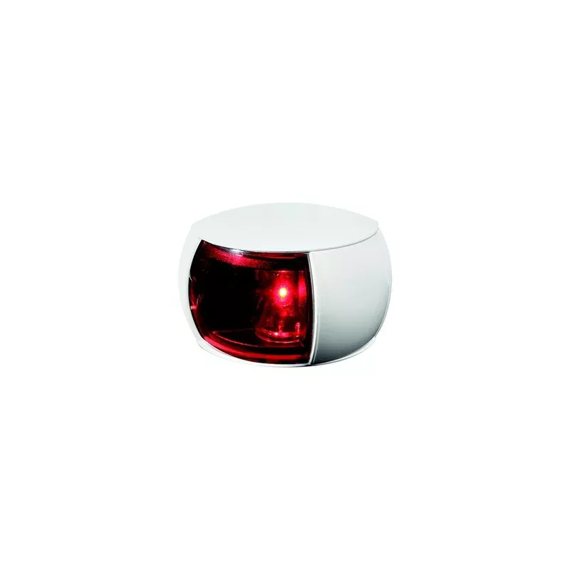 Hella 980520011 NaviLED Port (Red) Side Light Only, White w/Red Lens,