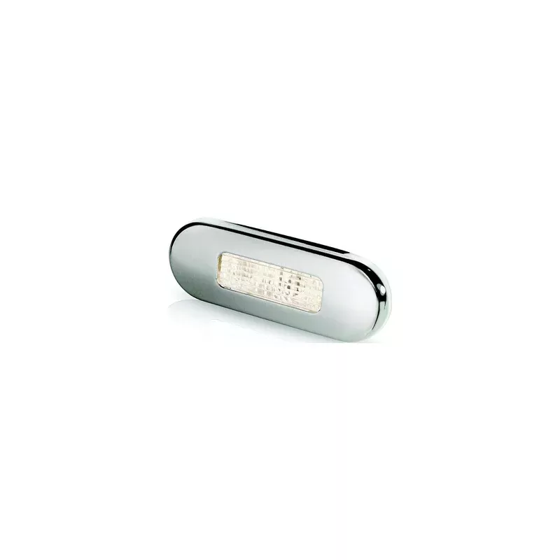 Hella 980869401 Oblong LED Surface Mount Courtesy Lamp, Warm White LED