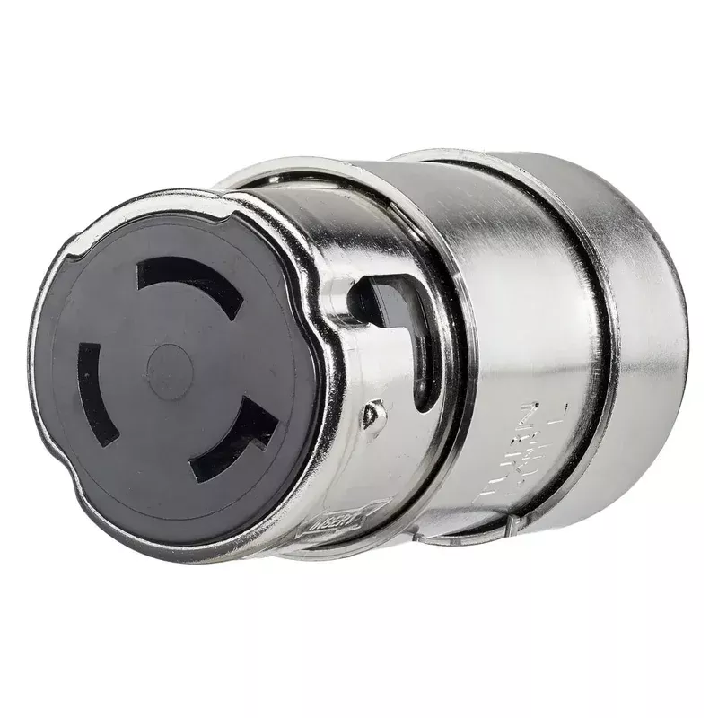 Hubbell HBL63CM60 50 A 125 Volt 2-Pole 3-Wire Locking Shore Power Connector
