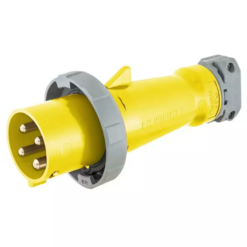 Hubbell M4100P12 100A 125/250V Male Shore Power Plug