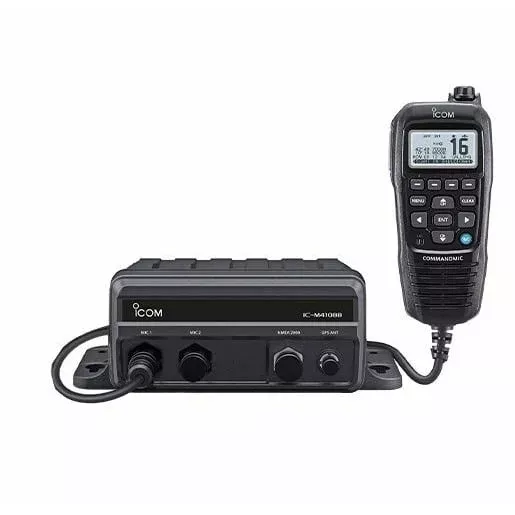 Icom IC-M410BB Black Box Marine VHF with HM195GW (Black)