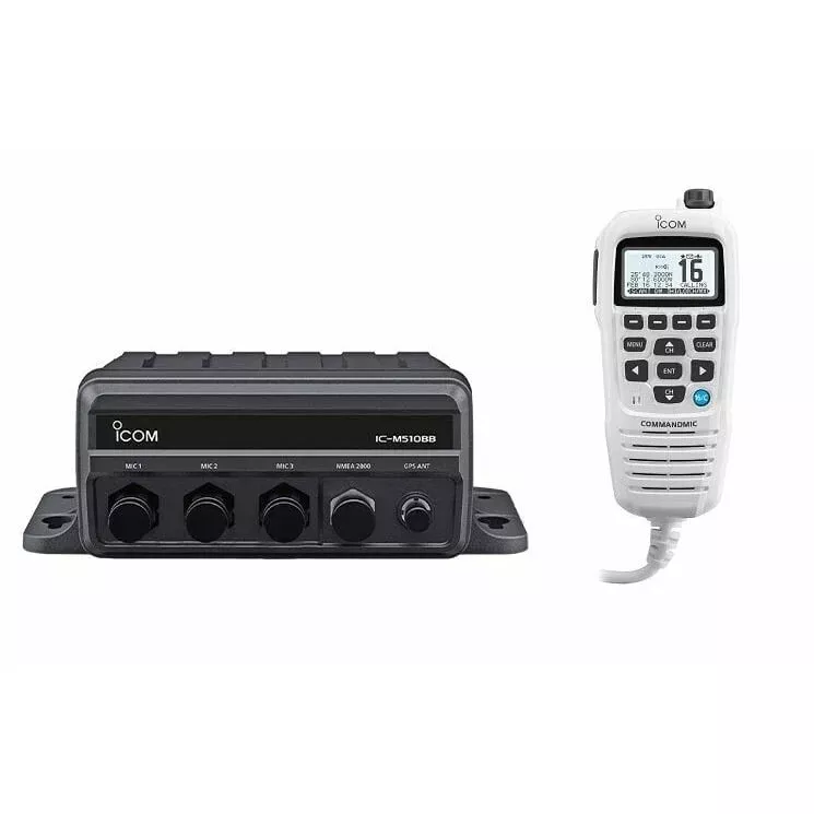 Icom IC-M510BB Black Box Marine VHF Radio w/ AIS Receiver (White)