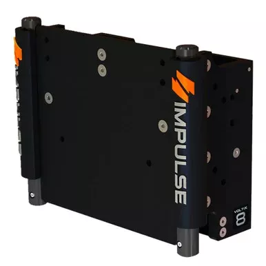 IMPULSE 8″ Set Back Electric Jack Plate w/Standard Control – Black Anodize