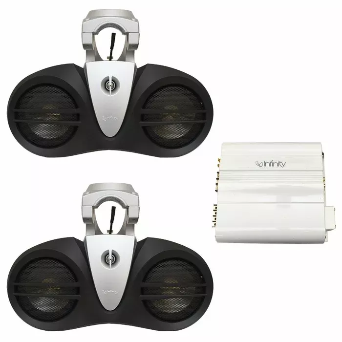 Infinity Boat Wakeboard Tower Speakers 6100M | Dual 6 Inch 150W (Kit)