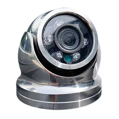 Iris Hi-Resolution Analog Mini Dome Camera – 316 Stainless Steel – CVBS – TVI