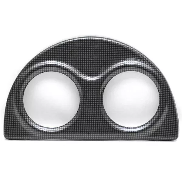 Jet Technologies Boat Gauge Panel Blank 174125 | Runabout Silver Black
