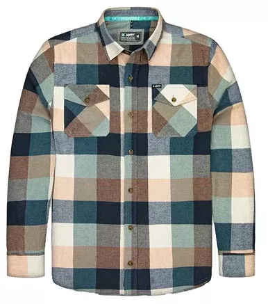 Jetty Breaker Flannel Shirt – Sand – Large