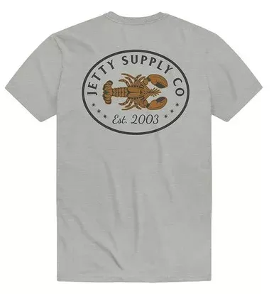 Jetty Pincer T-Shirt – Heather Grey – Medium