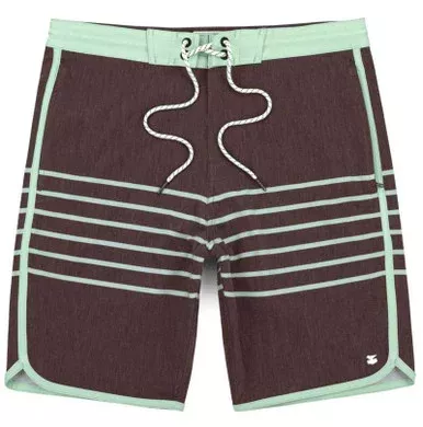 Jetty Sandbar Hybrid Boardshort – Oxblood/Black – 34