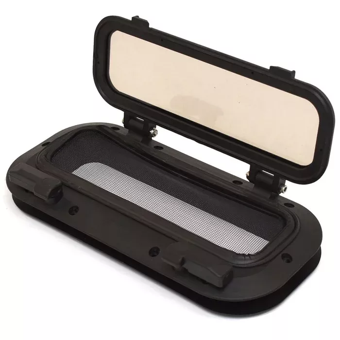 Jim Black Boat Portlight Window 593-310-09-02-01-1.00 | 3 1/2 x 10 In