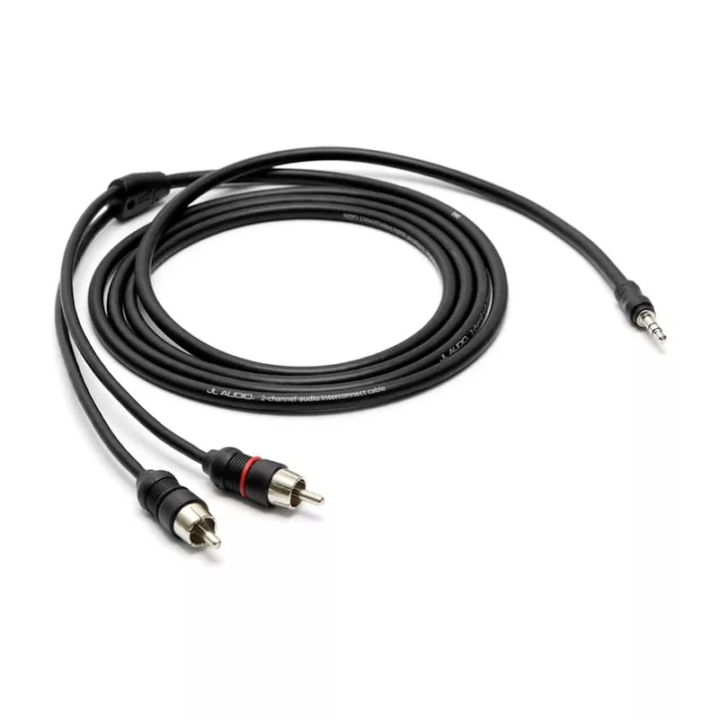 JL Audio 2-Channel 6ft Y-Cable 3.5mm Mini to 2 RCA Males (010-13458-00)