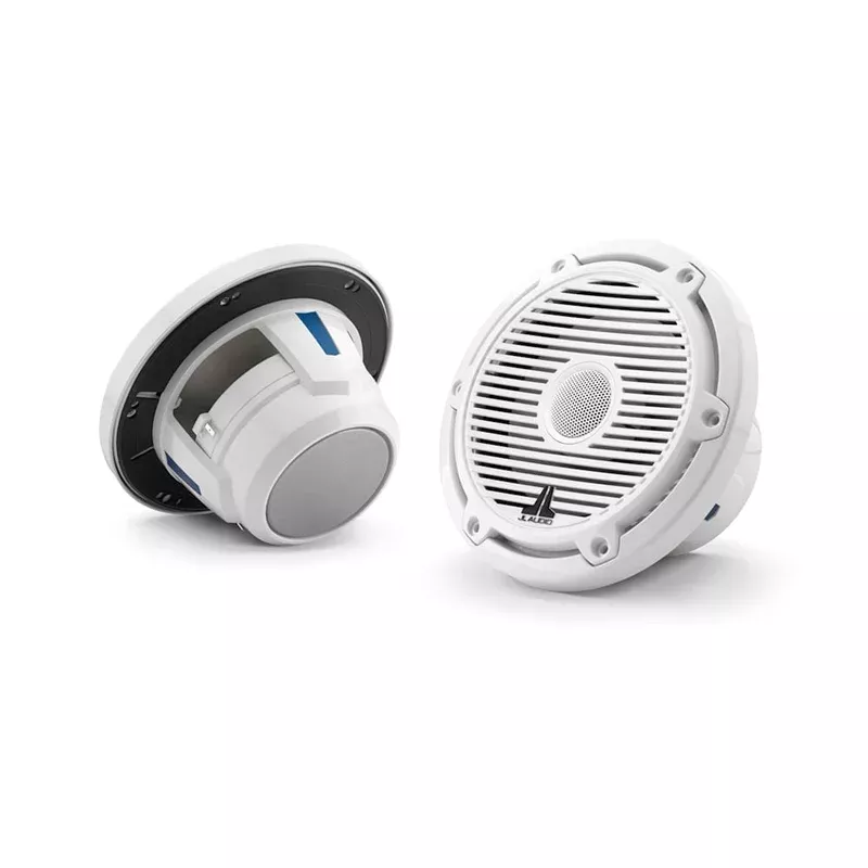 JL Audio M6 6.5″ Coaxial Marine Speakers w/ White Classic Grille (010-03497-00)