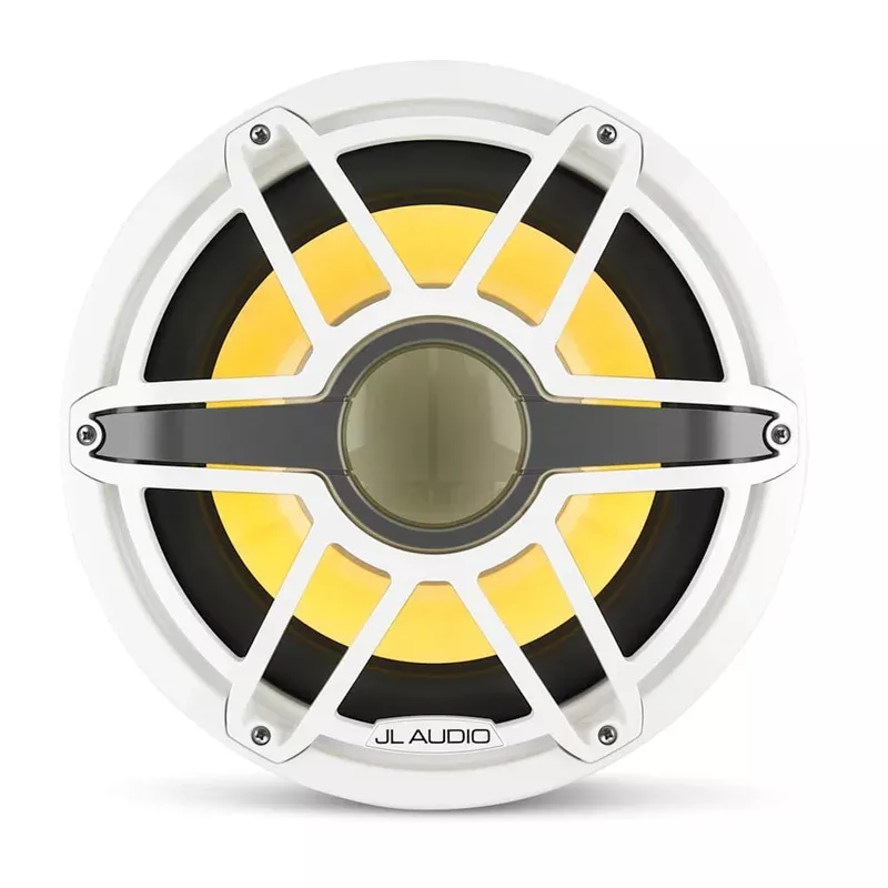 JL Audio M7 12″ Marine Subwoofer w/ White Sport Grille & RGB LED Light (010-03287-00)
