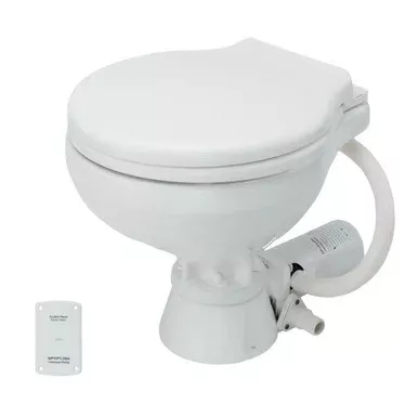 Johnson Pump Standard Electric Toilet – Compact Macerator Style – 24V