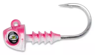 JYG PRO Fishing SWYM Jig Head – 1.5oz (5in Tail) – Flamingo