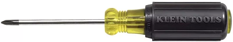 Klein Tools 603-3 Screwdriver, #1 Drive, Phillips Drive, 6-3/4 in OAL,