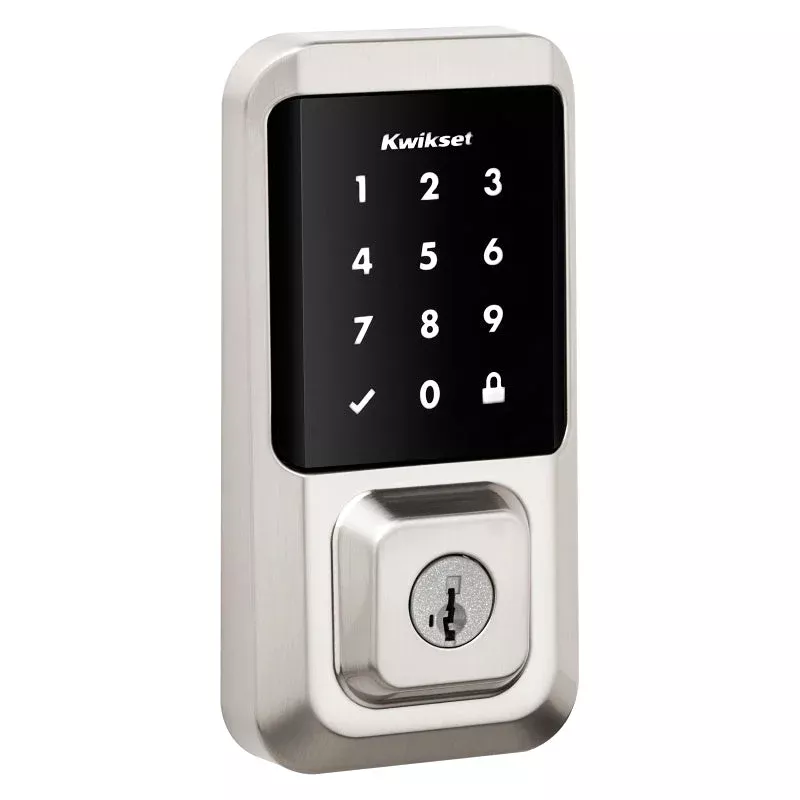 Kwikset Halo Series 939 WIFI TSCR 15 Electronic Deadbolt, Satin Nickel