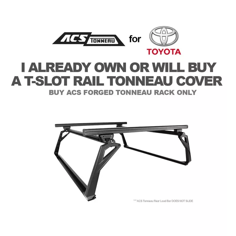 Leitner Designs ACS Forged Tonneau Rack Only for 2005+ Toyota Tacoma Reg./Access/Double Cab (Long Bed)