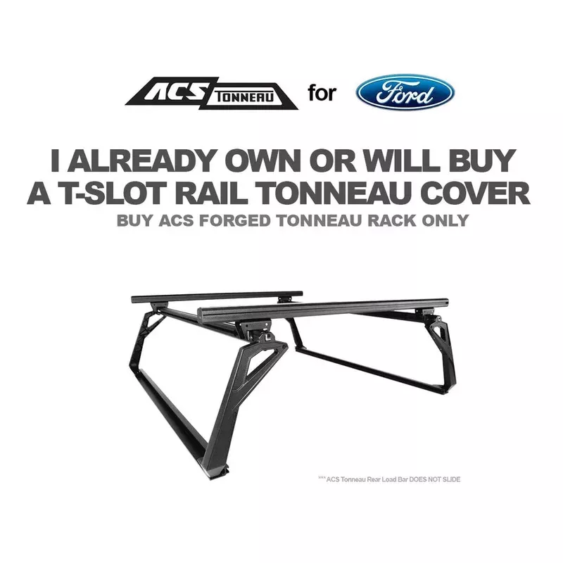 Leitner Designs ACS Forged Tonneau Rack Only for 2009-2014 Ford F-150 Super Crew, Cab & Reg. (6’7″ Bed)