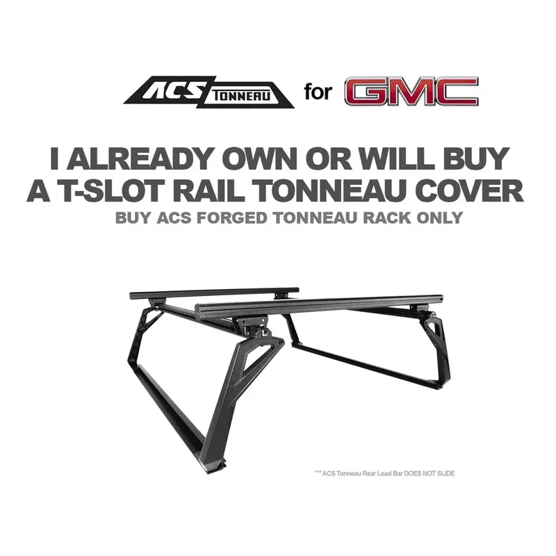 Leitner Designs ACS Forged Tonneau Rack Only for 2015-2019 GMC Sierra 2500 & 3500 HD (5’9″ Bed)