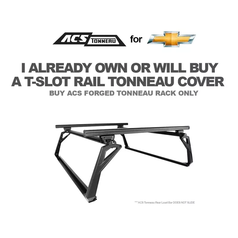 Leitner Designs ACS Tonneau Bed Rack System for 1988-2007 Chevrolet classic (6′-6″ Bed)