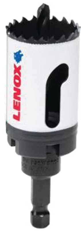 Lenox Speed Slot 1772727 Hole Saw, 1-3/8 in Dia, 1-9/16 in D Cutting,