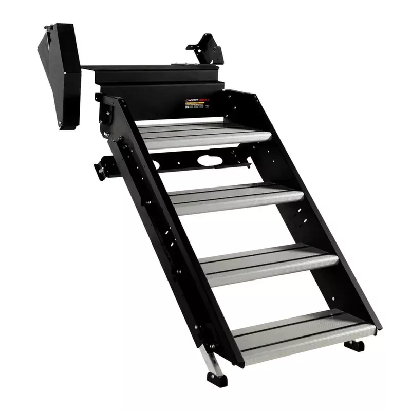 Lippert Solid Step 4.0 Premium RV & Travel Trailer Steps (30″ Quad)